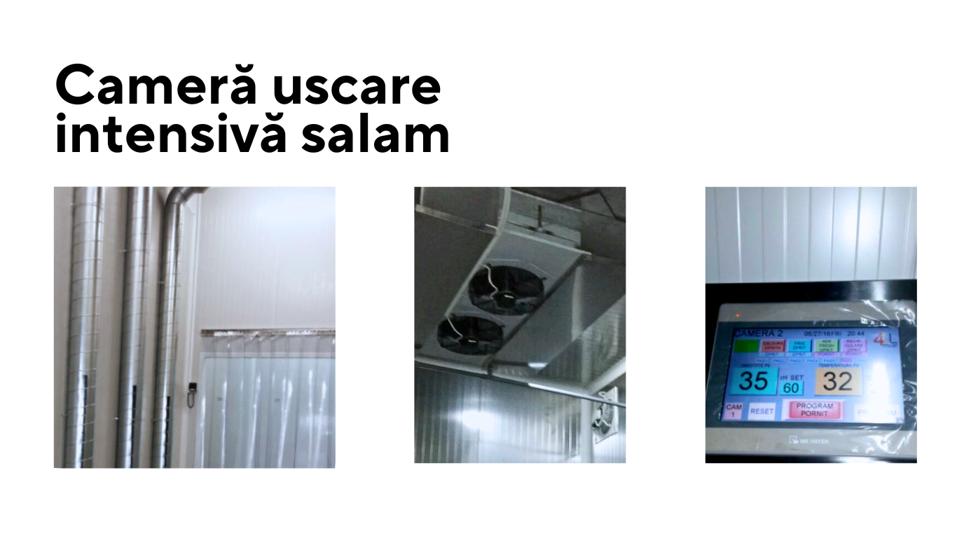 Cameră uscare intensivă salam